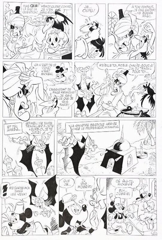Claude Marin, François Corteggiani, Les mille et un ennuis - Planche originale Claude Marin, François Corteggiani, Les mille et un ennuis - Planche originale