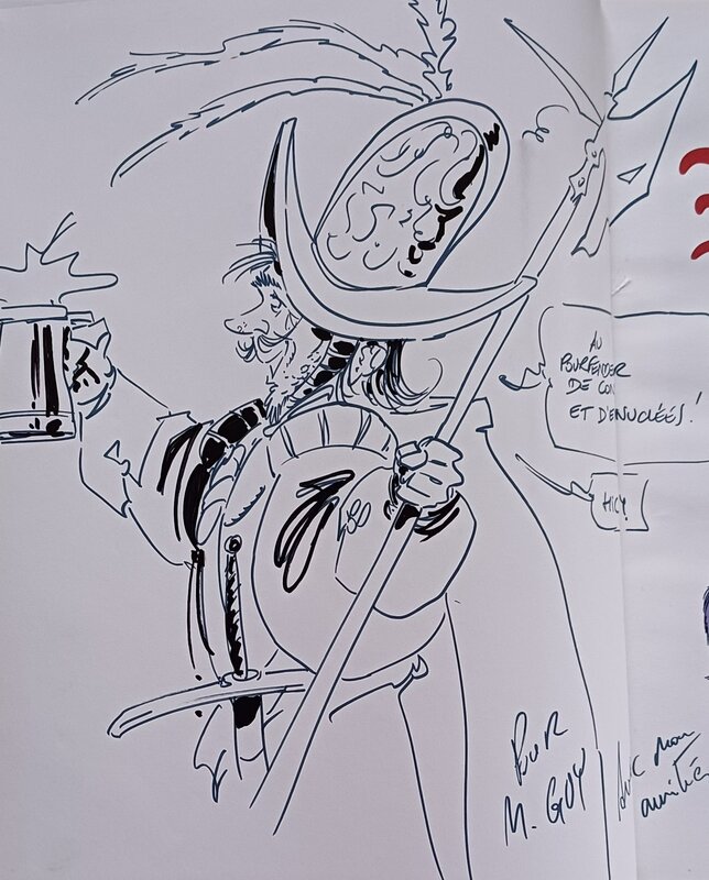 Michel Rodrigue, Jean-Yves Mitton, Franck Zummermann, Les truculentes aventures de Rabelais - Dédicace