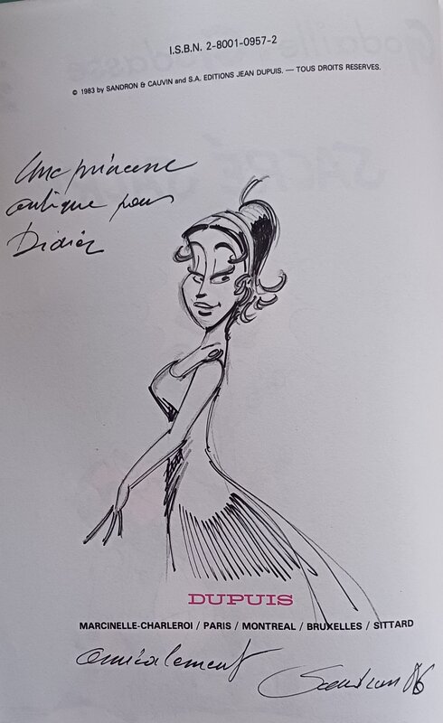 Godasse et Godaille par Jacques Sandron, Raoul Cauvin - Dédicace