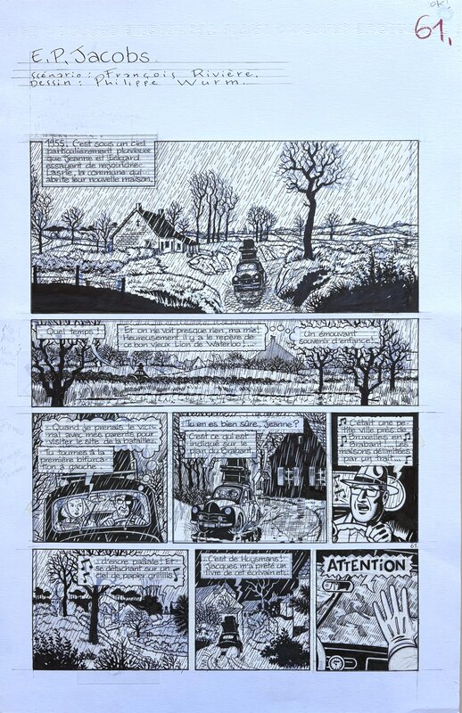 Philippe Wurm, Edgar P. Jacobs : Le Rêveur d'apocalypses - Comic Strip