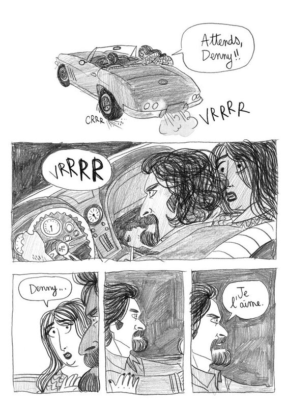 En vente - Pénélope Bagieu, California Dreamin’ – planche originale - Planche originale En vente - Pénélope Bagieu, California Dreamin’ – planche originale - Planche originale