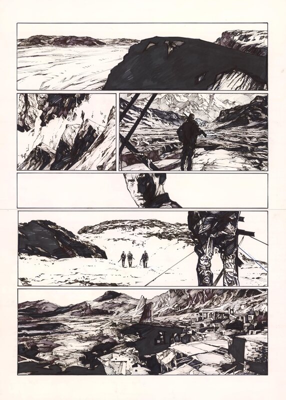 En vente - Inexistences par Christophe Bec - Planche originale