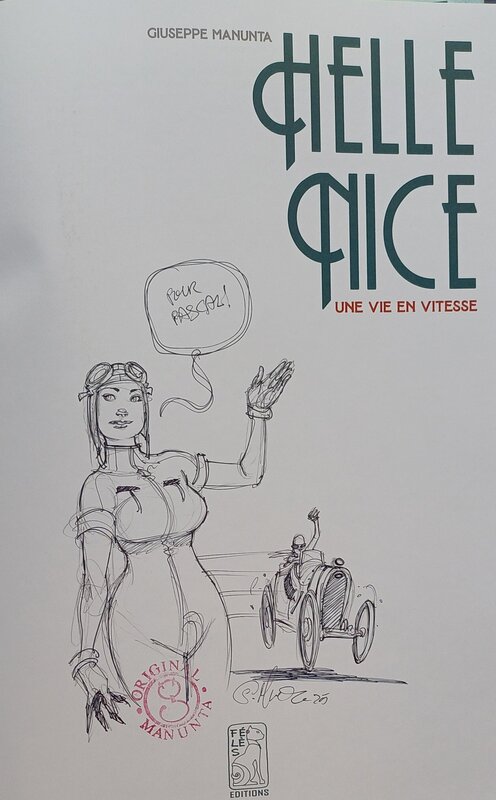 Helle Nice par Giuseppe Manunta - Dédicace