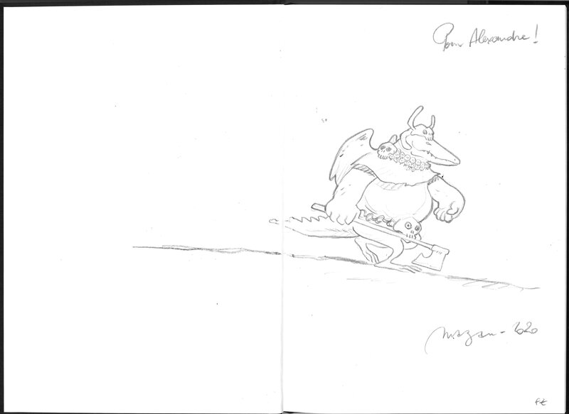 Mazan, Donjon Monsters - Jean-Jean la Terreur TT - Sketch Mazan, Donjon Monsters - Jean-Jean la Terreur TT - Sketch