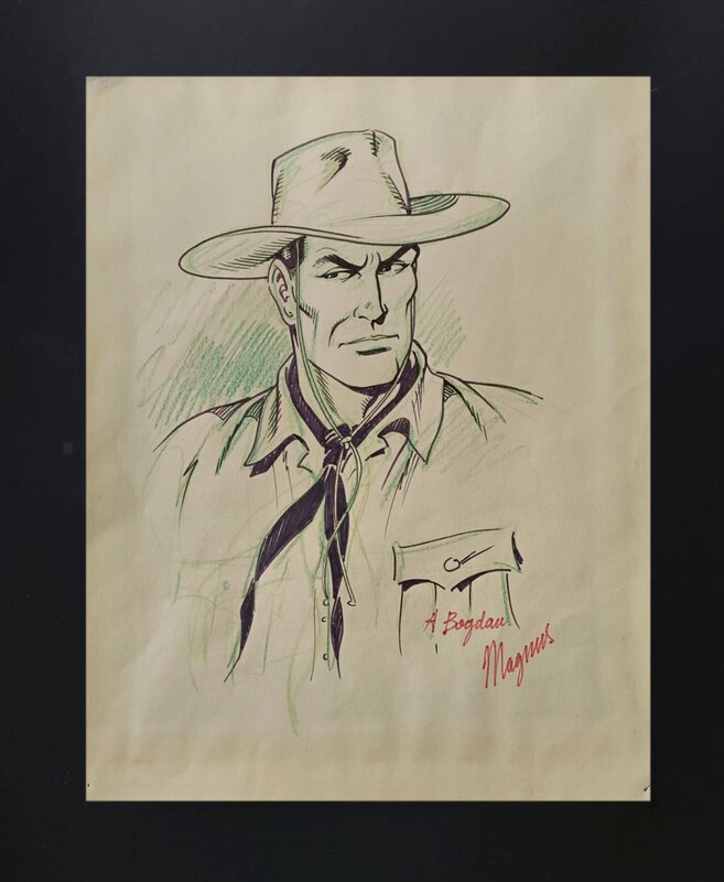 Tex Willer by Magnus - Original Illustration Tex Willer by Magnus - Original Illustration