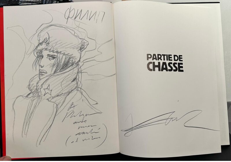 Partie de chasse by Enki Bilal - Sketch Partie de chasse by Enki Bilal - Sketch