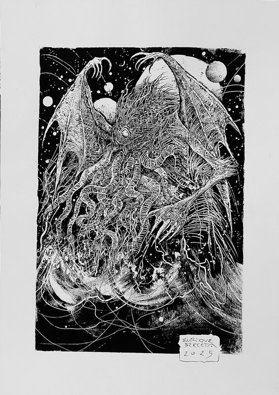 Enrique Breccia, Howard Phillips Lovecraft, Le Cthulhu d'Enrique Breccia - Comic Strip