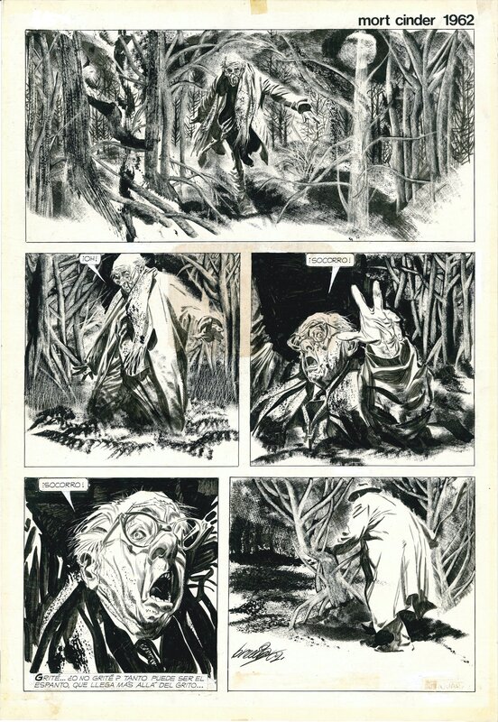 Mort CINDER by Alberto Breccia - Comic Strip Mort CINDER by Alberto Breccia - Comic Strip