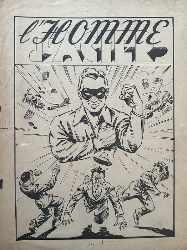 n/a, L'homme d'acier, 1945 - Couverture originale