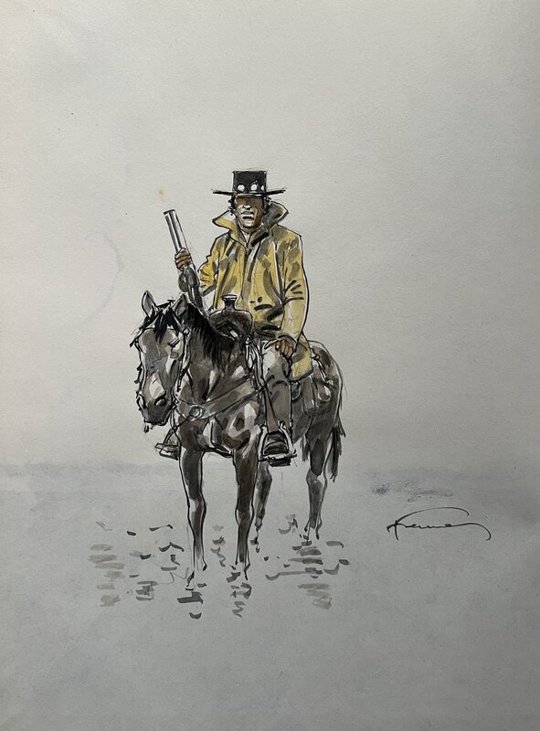Hermann, Comanche - Le desert sans lumiere - Sketch