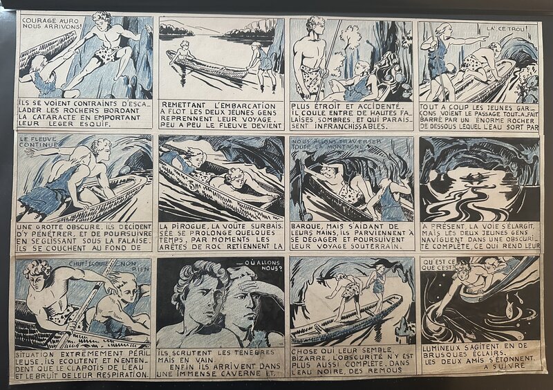 Le nid de scorpions par Aude Roche - Planche originale