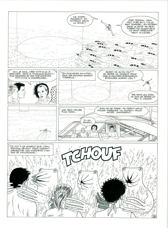 En vente - Survivants par Leo - Planche originale