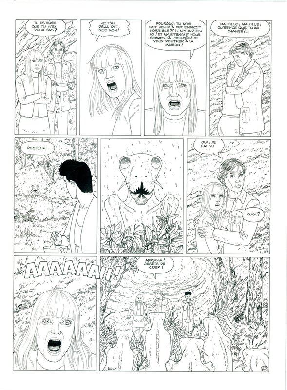 En vente - Survivants par Leo - Planche originale