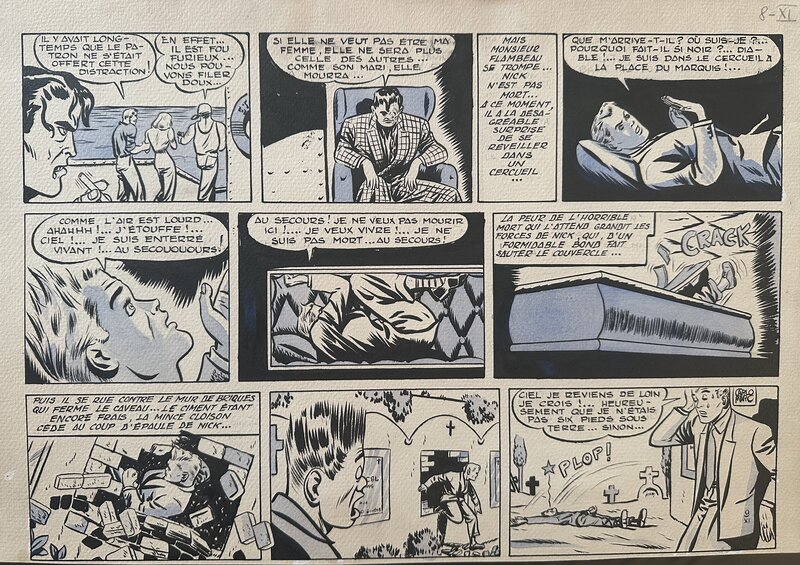 Nick Silver par Carlo Marcello - Planche originale