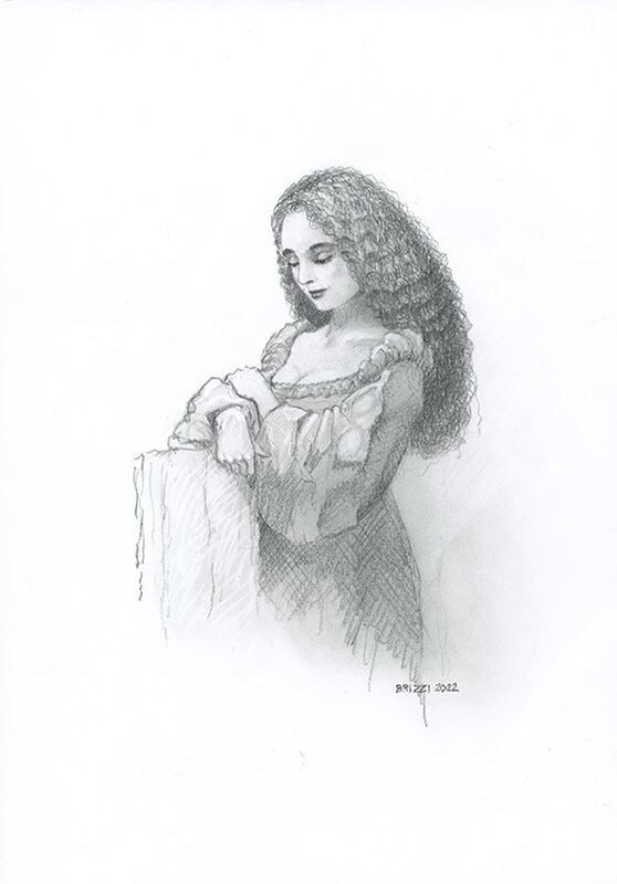 Paul et Gaétan Brizzi, L'enfer de Dante - Béatrice - Illustration originale