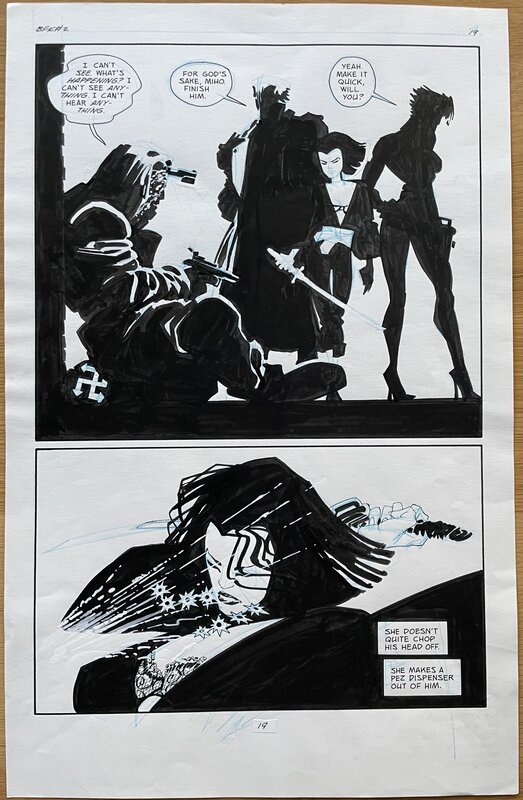 Frank Miller - Deadly Little Miho - Planche originale