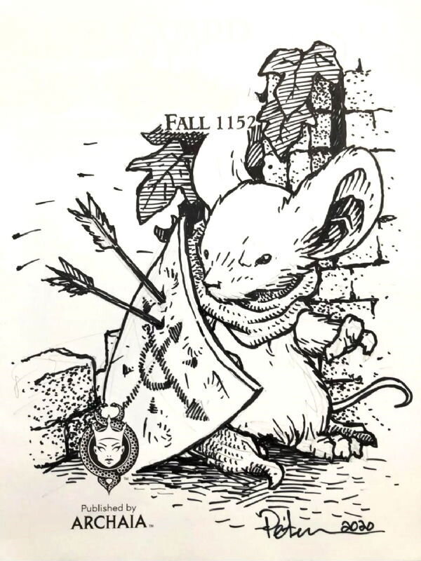 Sadie Uberdoodle by David Petersen - Original Illustration