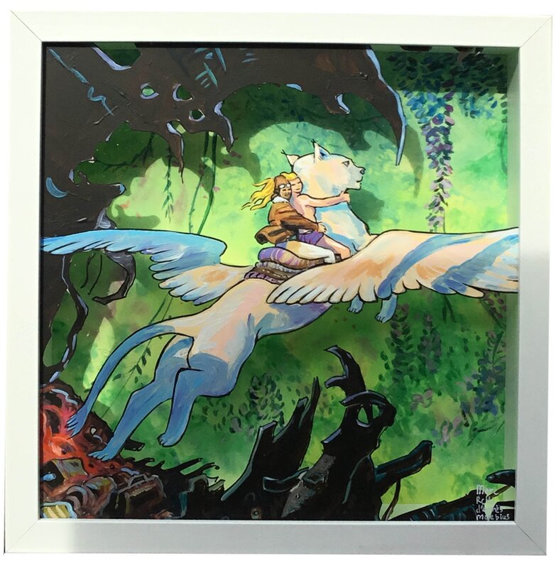 For sale - Marc Rouchairoles, L 'envol d'après Moebius - Original art