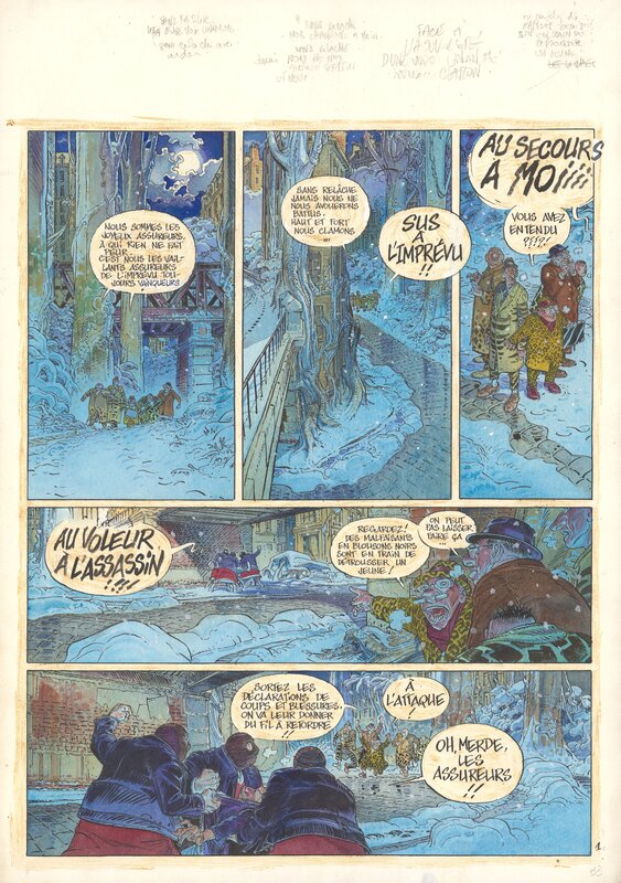 En vente - François Boucq, Jérôme Moucherot - Tome 4, Je t'assure - Planche originale
