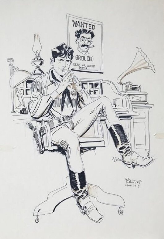 Bruno Brindisi, Illustrazione originale Dylan Dog - Illustration originale Bruno Brindisi, Illustrazione originale Dylan Dog - Illustration originale