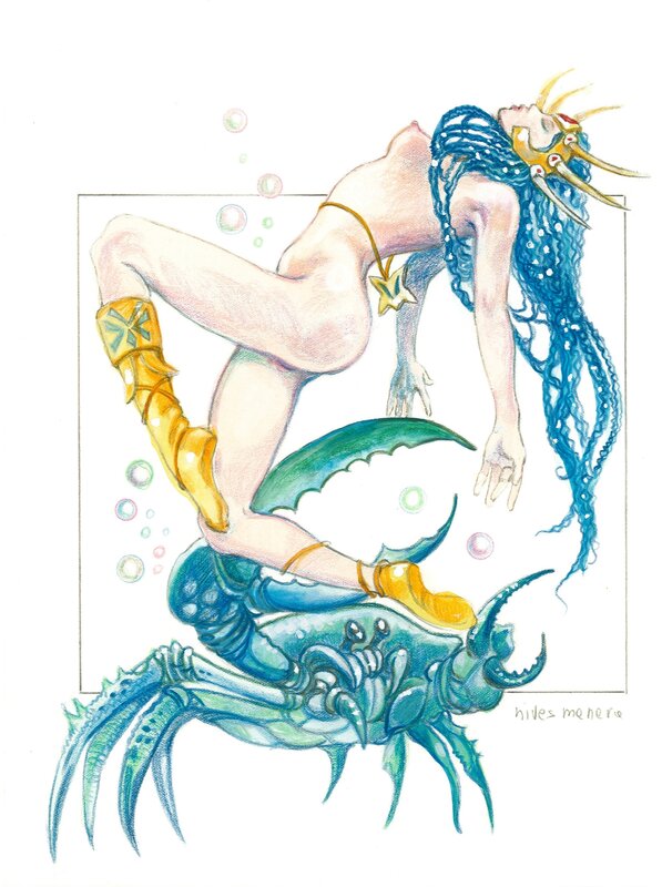 Cancer par Nives Manara - Illustration originale