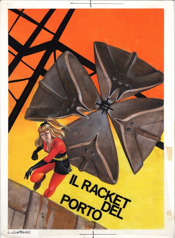For sale - Luigi Corteggi, Satanik #180 [Il racket del porto] - Original Cover