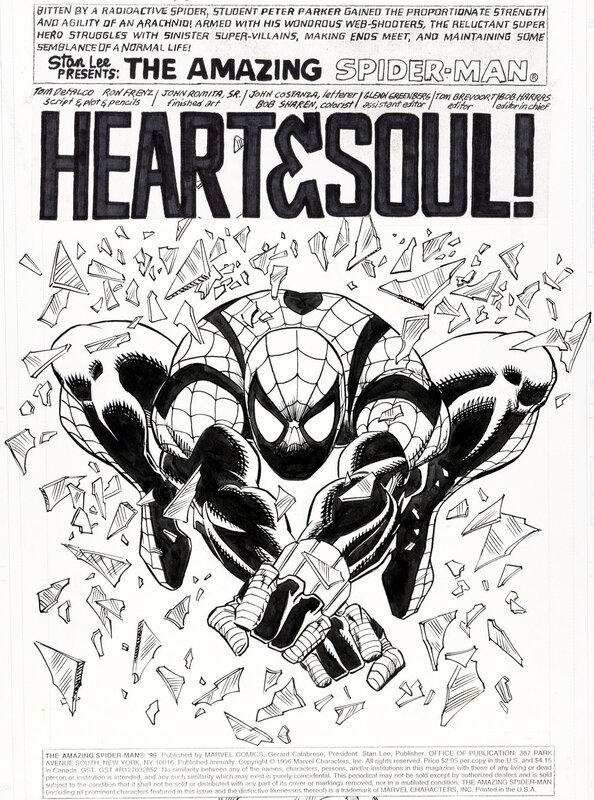 Ron Frenz, John Romita, The Amazing Spider-Man '96 - Page 1 - Planche originale