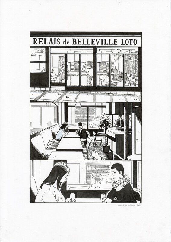 For sale - Lucas Harari, Le cas David Zimmerman – planche originale publiée en page 98 - Comic Strip For sale - Lucas Harari, Le cas David Zimmerman – planche originale publiée en page 98 - Comic Strip