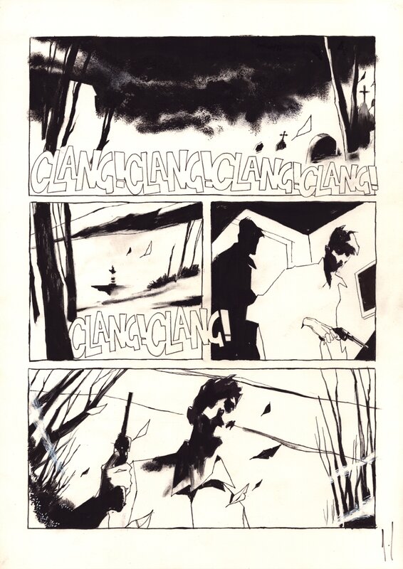 For sale - Francesco Dossena, Qualcosa di rosso [Dylan Dog Color Fest #45] p. 16 - Comic Strip
