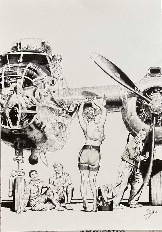 My Laundry par Thib - Illustration originale