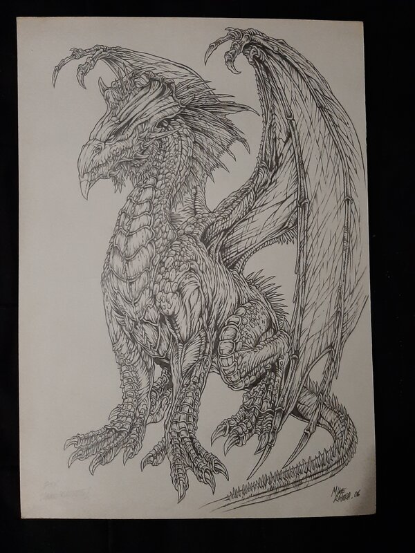 En vente - Dessin original mike ratera - Illustration originale En vente - Dessin original mike ratera - Illustration originale