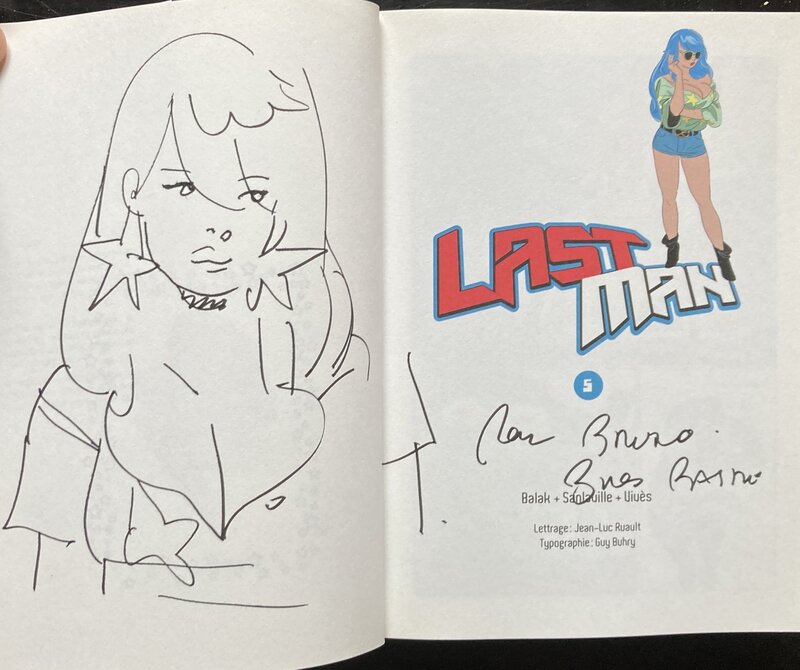 Tomie, Lastman T5 par Bastien Vivès, Balak, Michaël Sanlaville - Dédicace Tomie, Lastman T5 par Bastien Vivès, Balak, Michaël Sanlaville - Dédicace