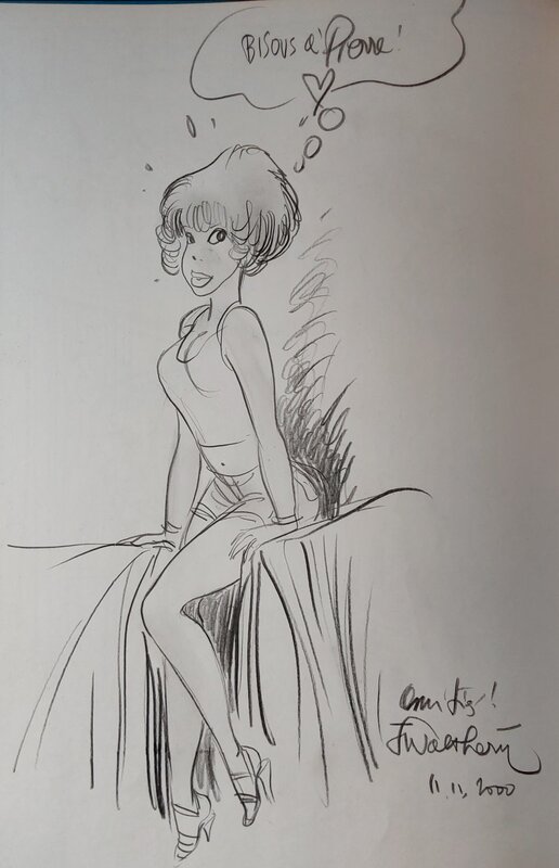 François Walthéry, Natacha : Le treizième apôtre - Sketch