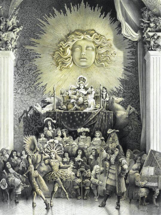 Le Roi Soleil par Paul et Gaétan Brizzi - Illustration originale