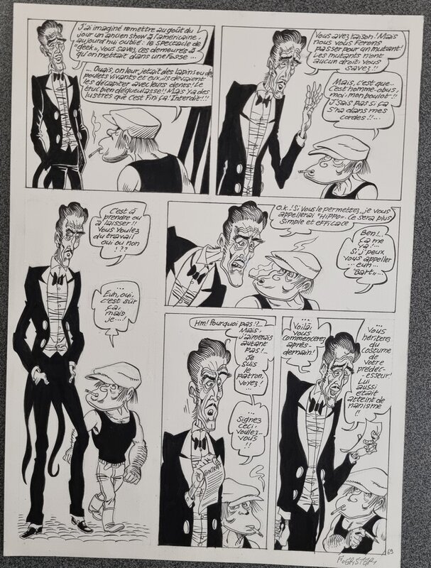 For sale - Un air de gravité by Philippe Foerster - Comic Strip