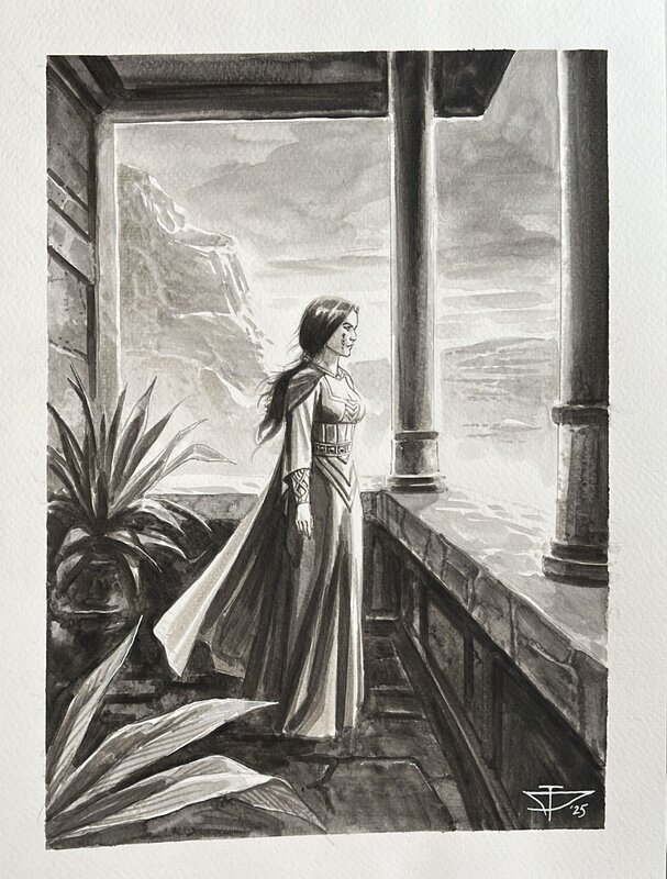 Dragan Paunovic, La Kahina, la Reine Berbère - Original Illustration