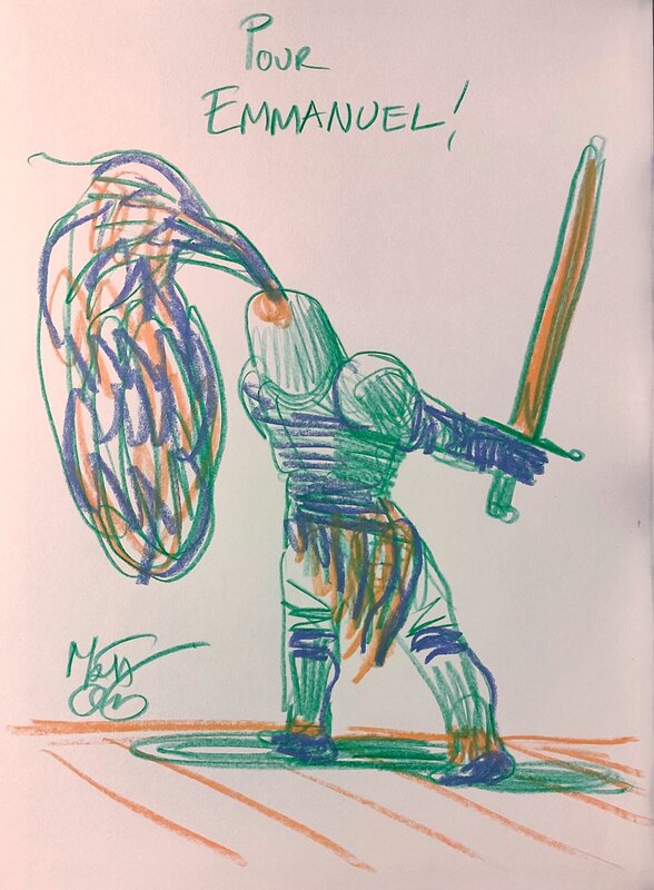 Lorenzo Mattotti, Médiéval et baroque 2925Oct17 - Sketch Lorenzo Mattotti, Médiéval et baroque 2925Oct17 - Sketch