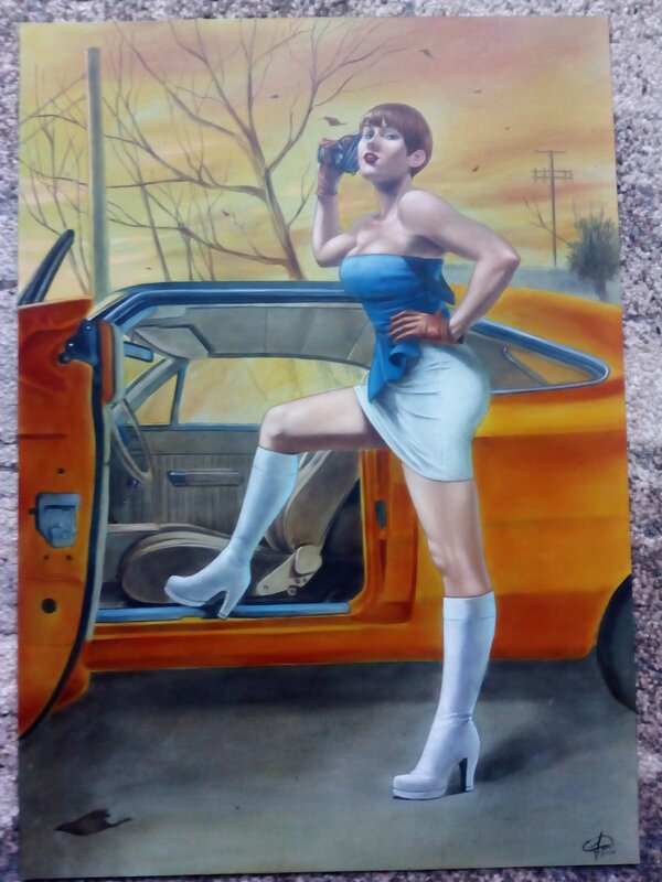 For sale - Planche originale bee spy / cosimo ferri - Original Illustration