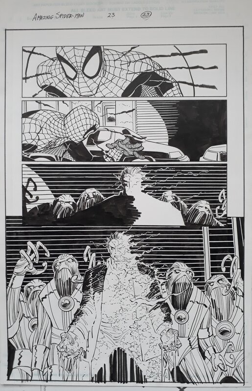 John Romita Jr., Scott Hanna, Howard Mackie, Amazing Spider-Man n.23 page 23 (2000) - Comic Strip