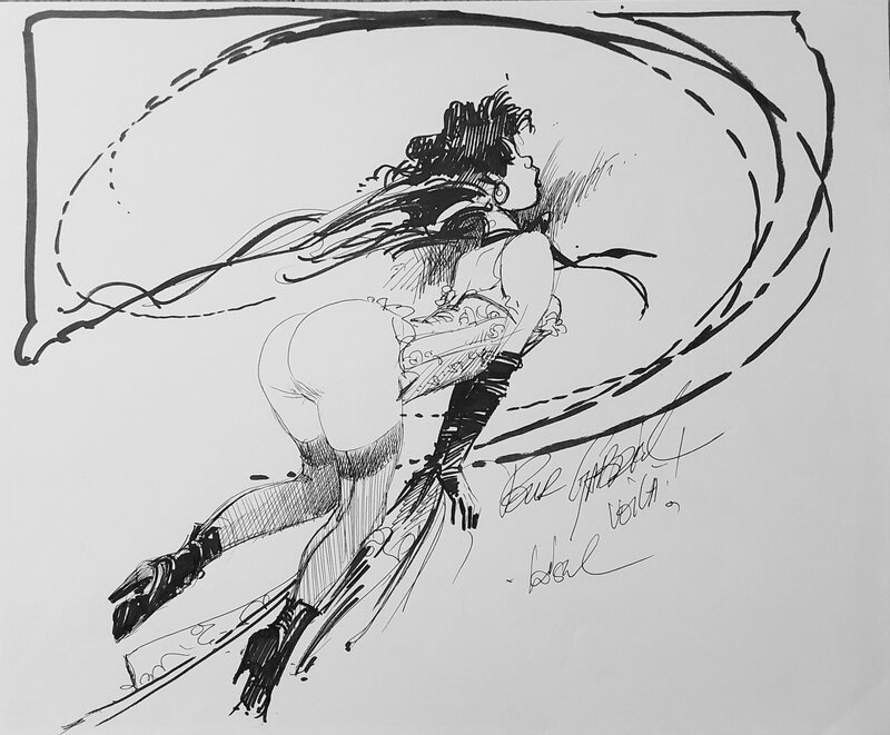 Loisel / La guêpière - Original Illustration