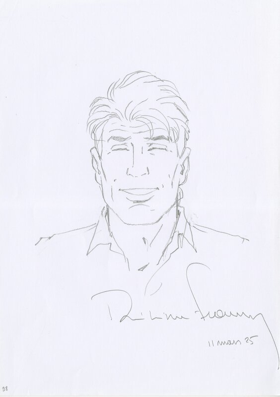 Dessin original de Largo Winch par Philippe Francq - Planche originale