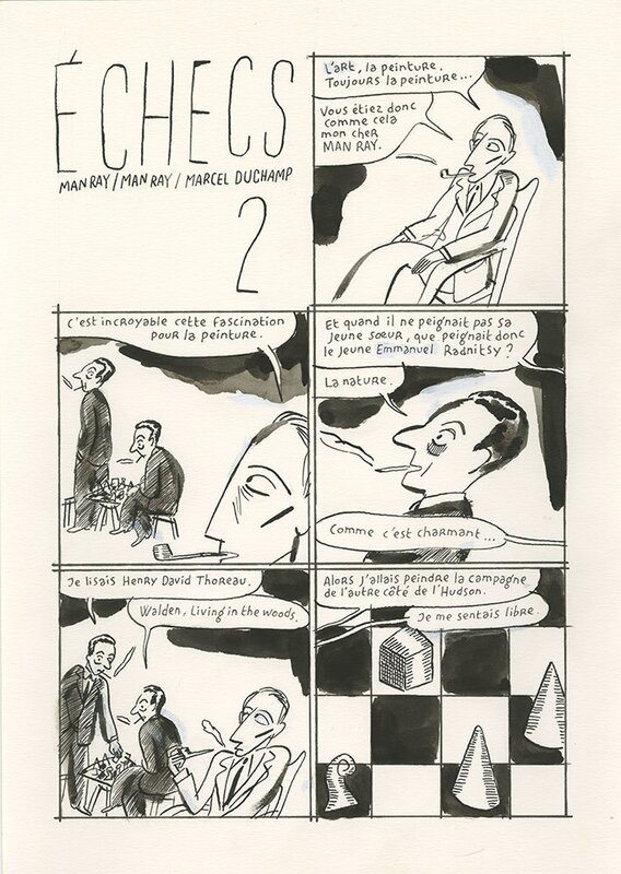 For sale - Philippe Dupuy, Une histoire de l’art (opus 2) Peindre – planche 8 - Comic Strip