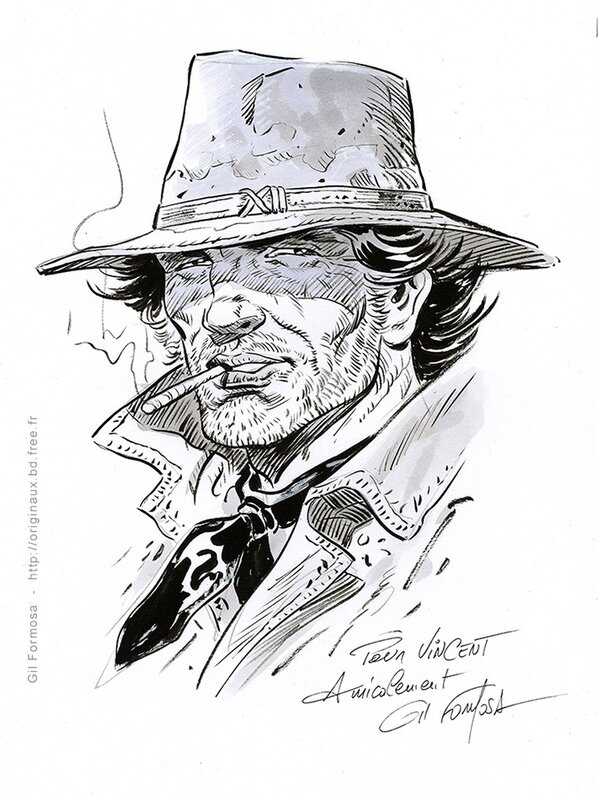 BLUEBERRY Dédicace by Gil Formosa - Sketch BLUEBERRY Dédicace by Gil Formosa - Sketch