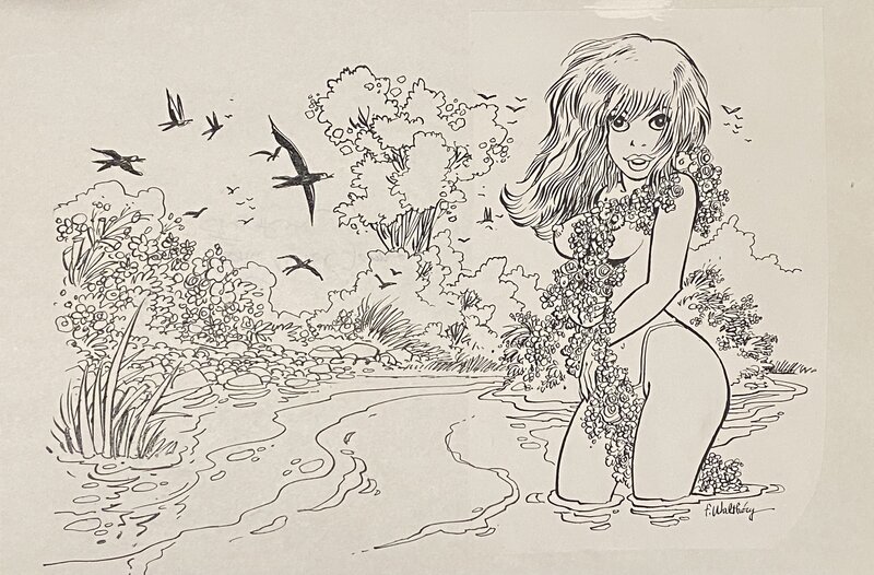 François Walthéry, illustration originale, Natacha, Portfolio 