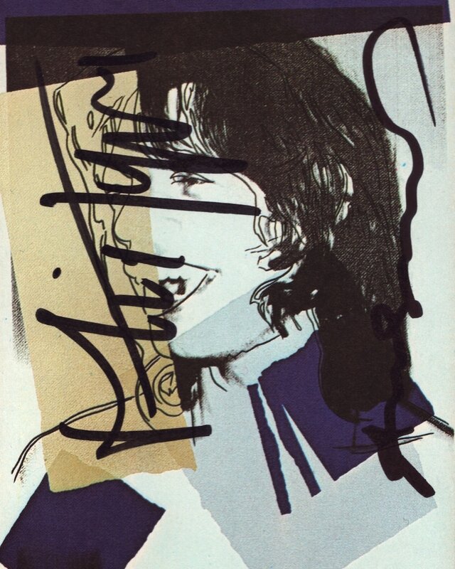 For sale - Andy Warhol, Mick Jagger, Mick Jagger fig. II 142, F&S [Announcement Card] - Original Illustration