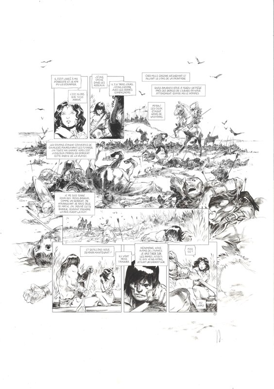 For sale - Virginie Augustin - Conan #6 p.08 - Comic Strip