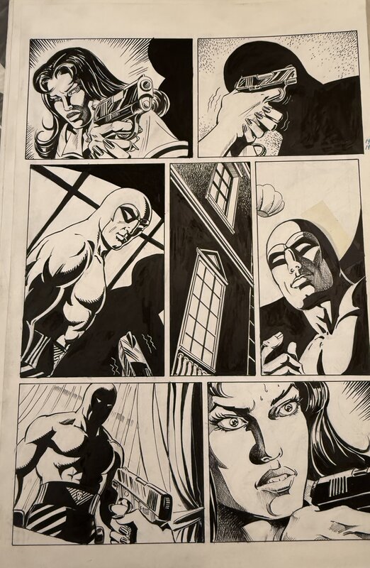 César Spadari, Never put a gun at front of The Phantom - Comic Strip