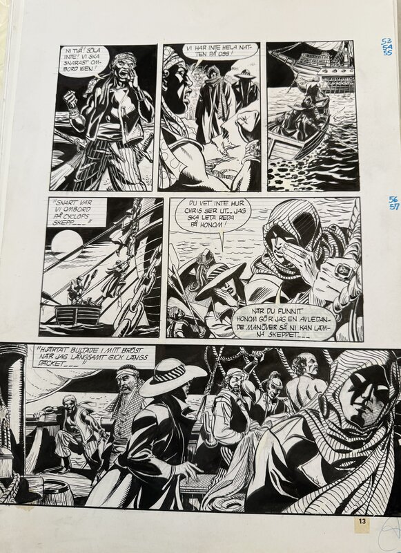 Phantom The Hood par César Spadari - Planche originale