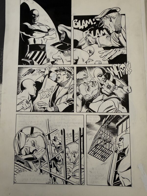 César Spadari, The Phantom and the captain - Comic Strip