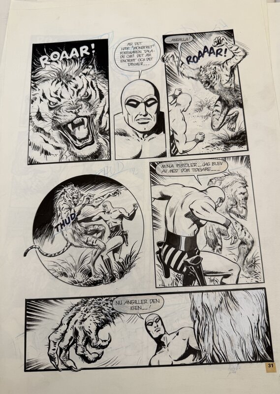 César Spadari, The Phantom strike back - Comic Strip